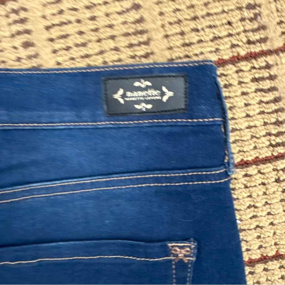 Nanette Lepore Dark Blue High Rise Jeans shorts - Picture 6 of 8